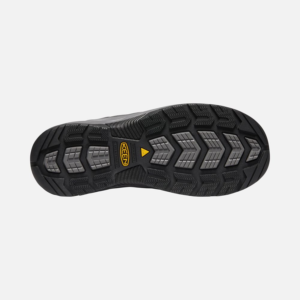 Keen Iş Ayakkabısı Erkek Gri/Siyah - Flint Ii Sport (Carbon-Fiber Toe) - Türkiye JVDZ68240